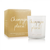 Katie Loxton Champagne Please Candle Pink Champagne and Sweetheart Strawberry - Gifteasy Online