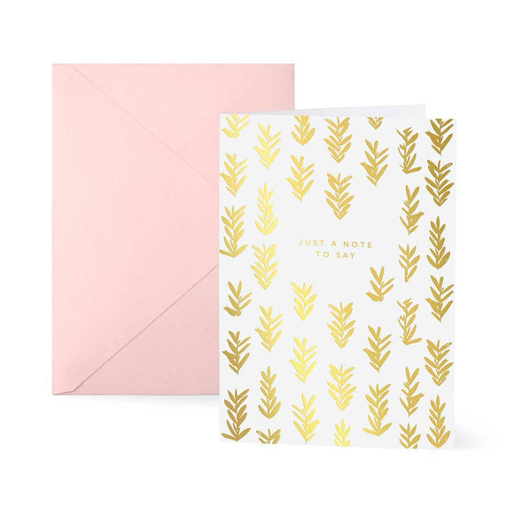 Katie Loxton Just A Note To Say  Card - Gifteasy Online