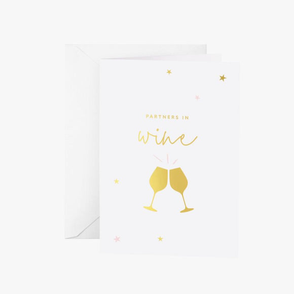 Katie Loxton Partners in Wine Card - Gifteasy Online