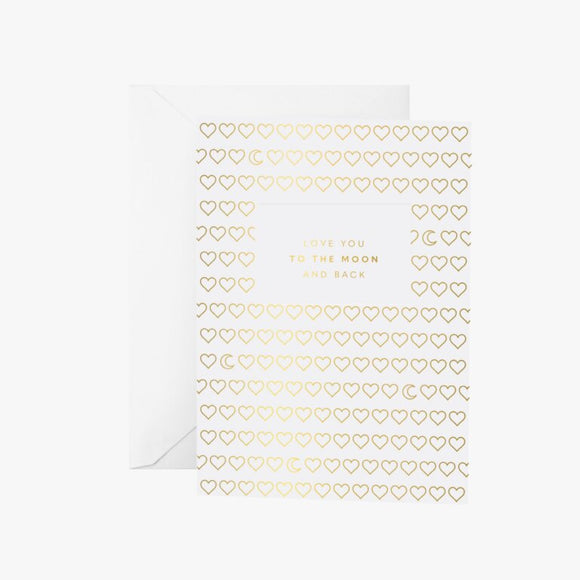 Katie Loxton Love You To The Moon & Back  Card - Gifteasy Online