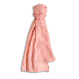 Katie Loxton SENTIMENT SCARF Hello Lovely blush pink - 184x86cm - Gifteasy Online
