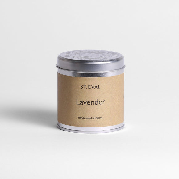 St Eval Lavender scented tin candle - Gifteasy Online