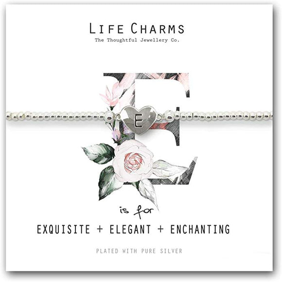 Life Charms E is for Bracelet - Gifteasy Online