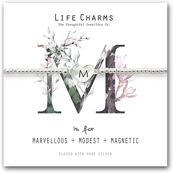 Life Charms M is for Bracelet - Gifteasy Online