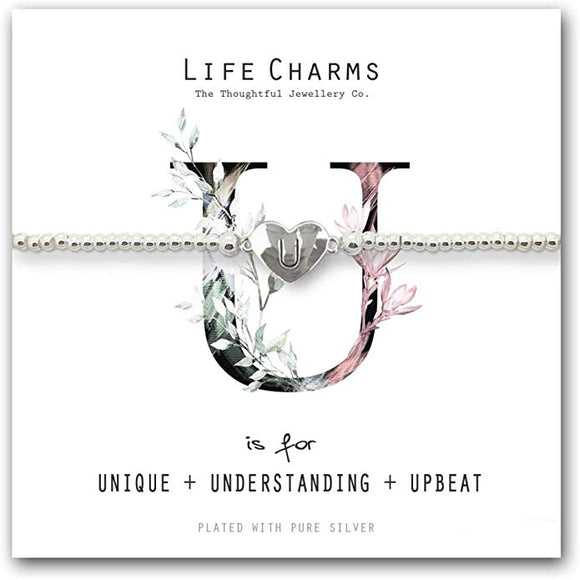 Life Charms U is for Bracelet - Gifteasy Online