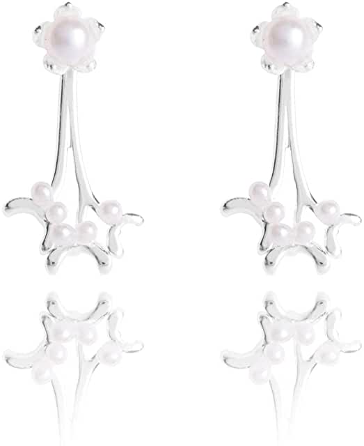 Joma Jewellery Meet Me Under the Mistletoe Silver Drop Earrings - Gifteasy Online