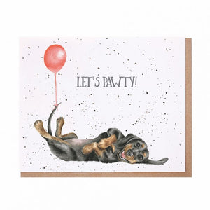 Wrendale "Lets Pawty' Birthday Card - Gifteasy Online