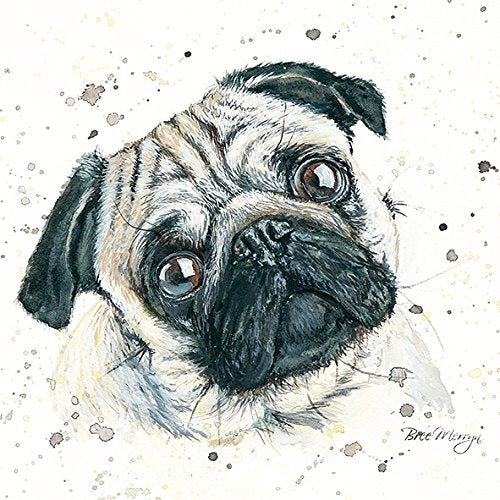 Bree Merryn Peggy Pug Canvas 40cm - Gifteasy Online