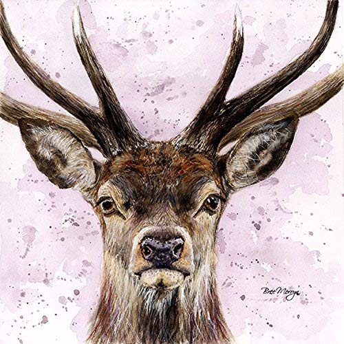 Bree Merryn Sage Stag Canvas 40cm x 40cm - Gifteasy Online