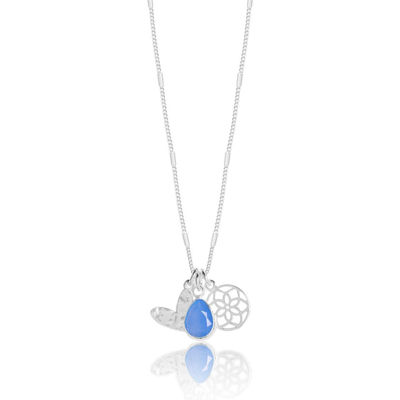 Joma Jewellery Summer Stories Silver Plated Pendant Necklace Happiness - Gifteasy Online