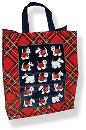 D & C Tartan Terrier PVC Bag - Gifteasy Online