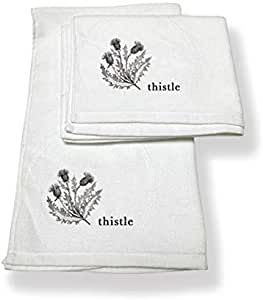 D & C Couthie Thistle Hand Towel 85cm x 50cm - Gifteasy Online