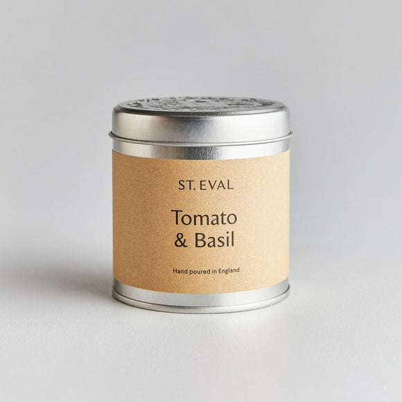 St Eval Tomato & Basil Tinned Candle - Gifteasy Online