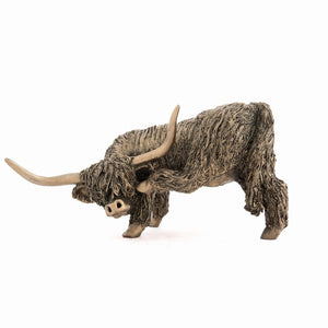 Frith Sculptures  Highland Bull Scratching - Gifteasy Online