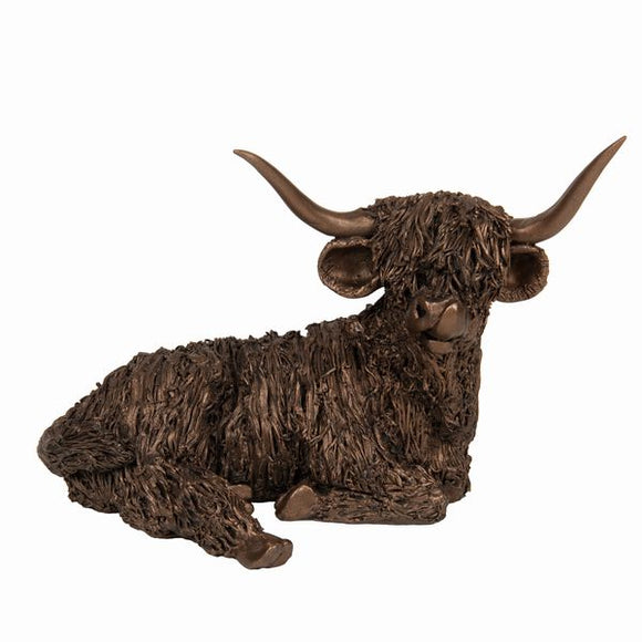 Frith Sculptures  Highland Cow Resting - Gifteasy Online