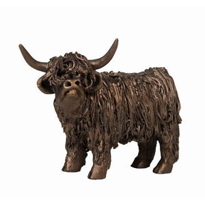 Frith Sculptures  Highland Cow Junior Standing Small - Gifteasy Online