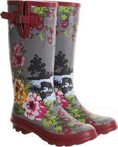 Wellington Boots Ladies Wherever I Wander Size 4 - Gifteasy Online