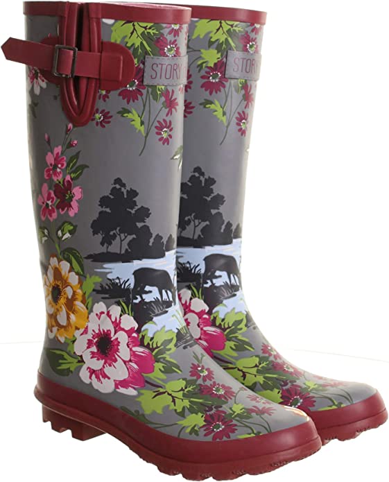 Wellington Boots Ladies Wherever I Wander Size 5 - Gifteasy Online