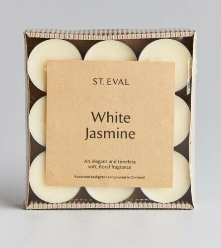 St Eval White Jasmine set of 9 Tealights - Gifteasy Online