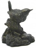Alan Glasby Solid Bronze Wren on a Branch - Gifteasy Online