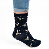 Wrendale Designs ‘Busy Bee’ Navy Bumblebee Socks - Gifteasy Online